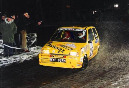 Jacek Sikora i Marek Kaczmarek - Fiat Cinquecento Sporting.